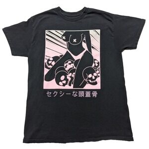 SPENCER'S Little Sexy Skulls - Men Medium Black T-Shirt